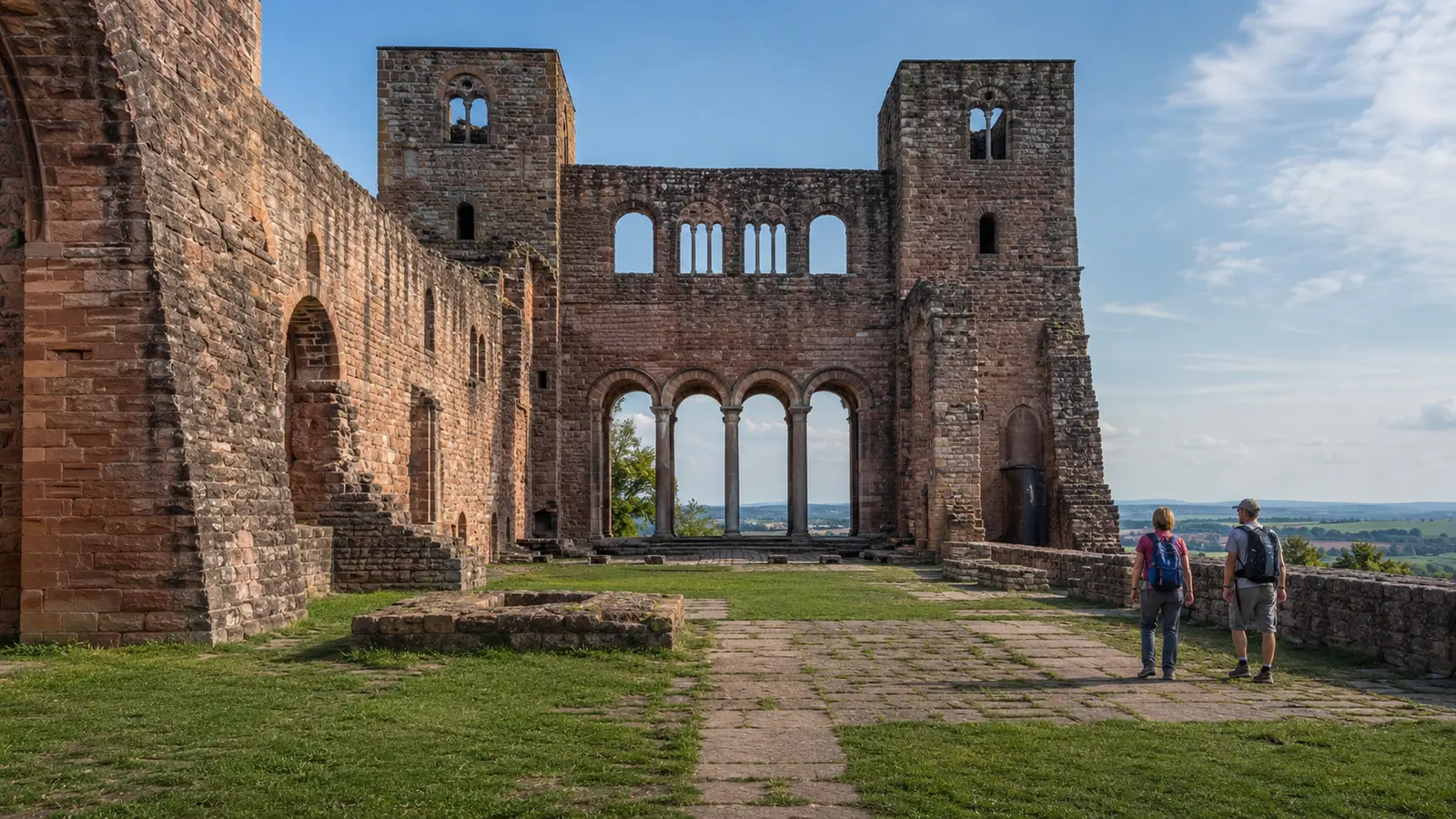 ซากอารามโรมันเนสก์ Klosterruine Limburg ใกล้เมืองบาด เดือร์คไฮม์