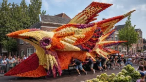 ขบวนรถบุปผาดอกดาเลียในงาน Corso Zundert 2026 ประเทศเนเธอร์แลนด์
