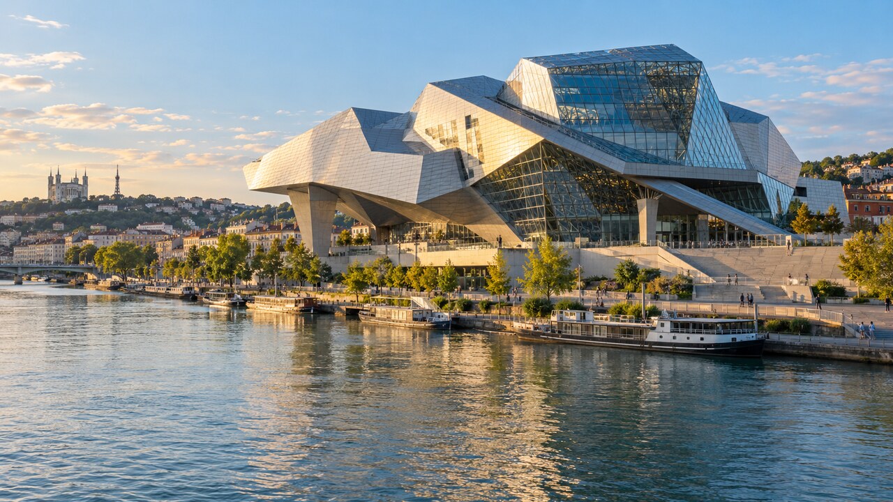 พิพิธภัณฑ์ Musée des Confluences ริมแม่น้ำในลียง
