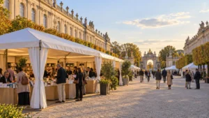 เทศกาลหนังสือ Le Livre sur la Place ที่ Place de la Carrière เมืองน็องซี ฝรั่งเศส
