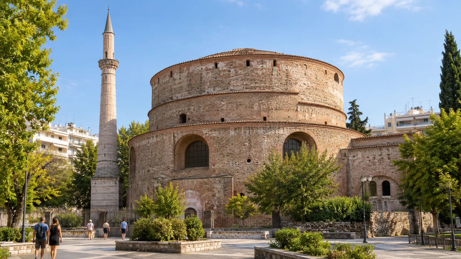 อาคารอิฐทรงกลม Rotunda of Galerius และหออะซานในเมืองเทสซาโลนิกิ